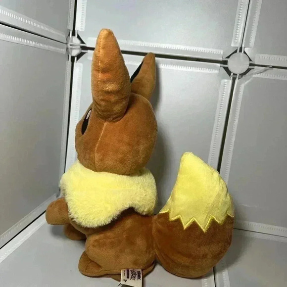 Pokemon Eevee Plush Nintendo Figure With Sound Ears Move Tested Works - Picture 4 of 9